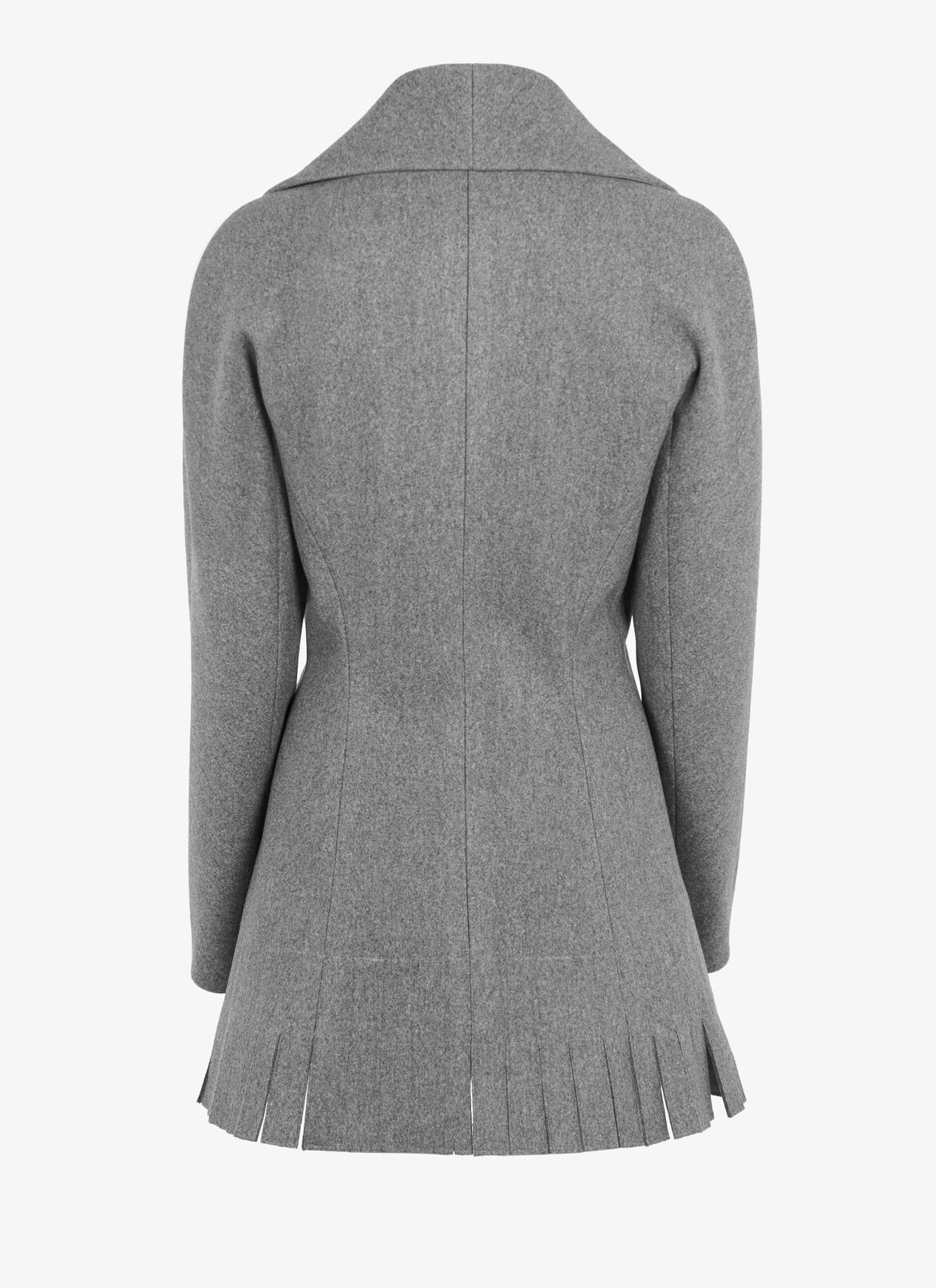 LONG JACKET DRAP VIF GREY ALAÏA GRIGIO LONG JACKET DRAP VIF GREY